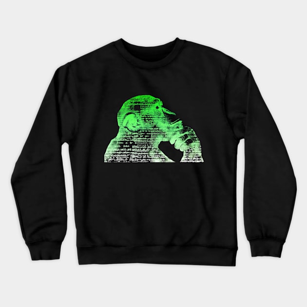 Logic vs Imagination Crewneck Sweatshirt by Skorretto